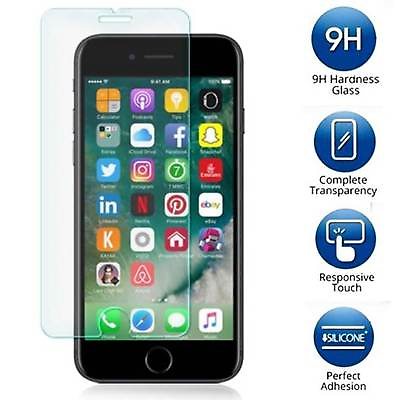 iPhone 8 Plus 7 Plus Screen Protector Tempered Glass Guard Shield Saver $3.99