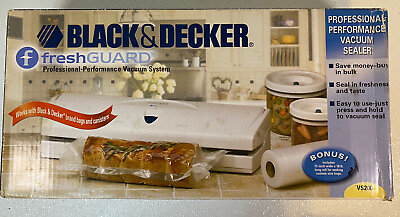 #ad #ad Black and Decker VS200 Fresh Guard Professional Performance Vacuum Sealer NEW $32.39