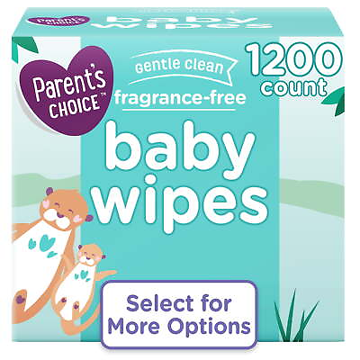 #ad Fragrance Free Baby Wipes 1200 Count Select for More Options $21.41