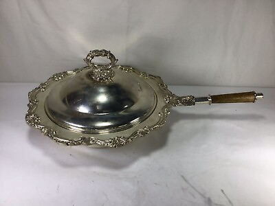 #ad CC37 Vintage Silverplate Covered Chafing Dish Set of Only 1 Chafing Dish $68.00