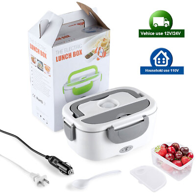 #ad 40W Electric Lunch Box Food Warmer Portable Food Heater for Car Home Trucker $37.59