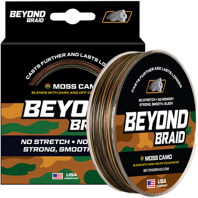 Beyond Braid Braided Fishing Line Abrasion Resistant No Stretch Strong $89.95