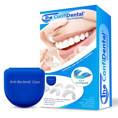 #ad Pack of 5 Moldable Mouth Guard for Teeth Grinding Clenching Bruxism Sport Athle $20.84