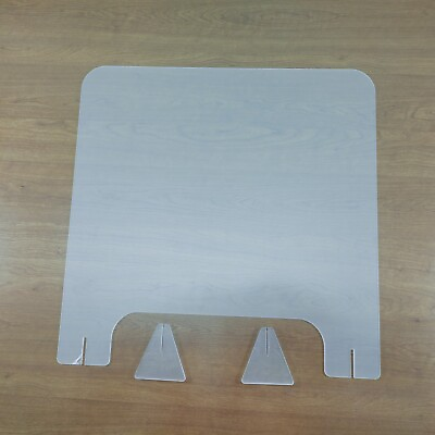 #ad #ad Plexiglass Sneeze Guard Barrier Clear Acrylic Desk Table Divider 23.5quot; x 23.5quot; $21.24