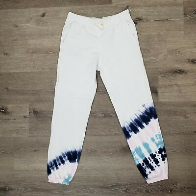 Electric And Rose Size S Vendimia Jogger Sweatpants Tie Dye Pink Blue Wash $101.19