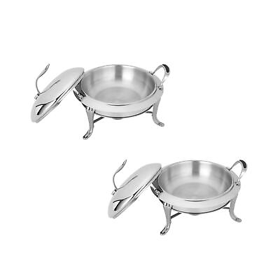 #ad Stainless Steel Chafing Dish Camping Alcohol Stoves for Trips Hotel Outdoor $47.76