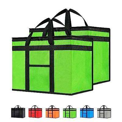 #ad Insulated Cooler Bag and Food Warmer for Food Delivery amp; XL Plus 2 Green $44.04