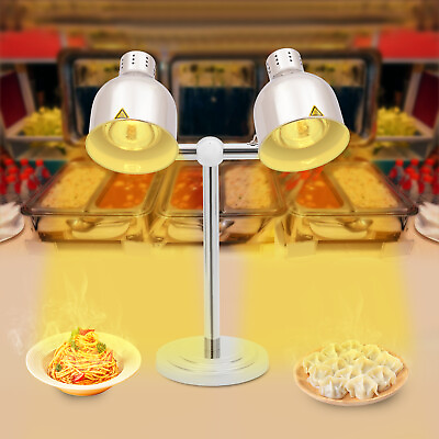 #ad #ad Double Head Electric Heat Lamp For Food Service Food Heat Lamp Food Warmer 250W $160.60