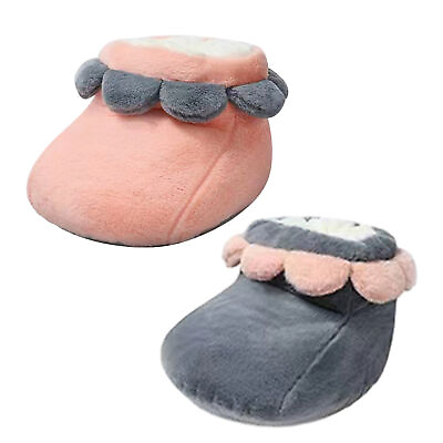 #ad #ad Winter USB Warmer Foot Shoe Plush Electric Slipper Feet Heated Washable Women $32.55
