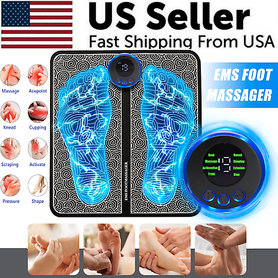EMS Foot Massager Leg Electric Deep Reshaping Kneading Muscle Pain Relax Machine $9.99