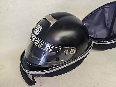 #ad HJC Black Full Face Helmet Size 12 W Case ZE $59.99