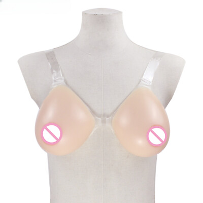 #ad #ad 500 1600g pair New Style Soft Silicone Fake Breast Forms Comfortable Enhancement $88.64