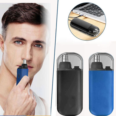 #ad #ad Nose Hair Trimmer USB Charging High Quality Electric Portable Men Mini Nose Hair $8.50