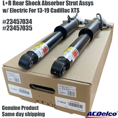 #ad #ad Pair Genuine Rear Shock Absorber Strut Assys w Electric For 13 19 Cadillac XTS $349.99