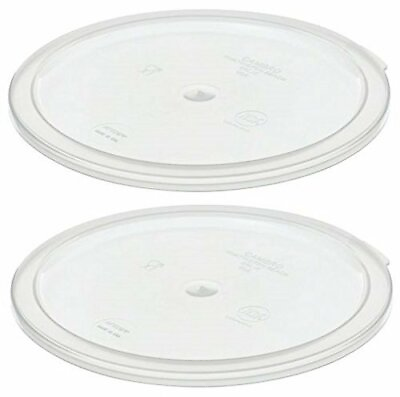 #ad Cambro RFSC1PP190 Round Covers For 1 Qt Round Containers Set of 2 FreeShipping $10.97