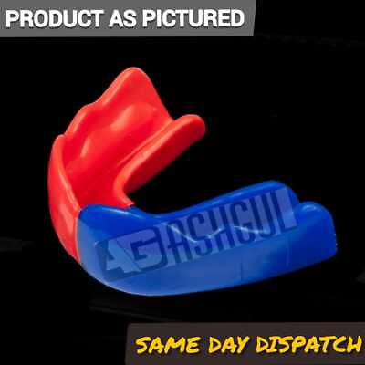#ad Stress Mouth Guard Gum Shield Teeth Protector Boil Bit Football Boxing Rugby $9.99