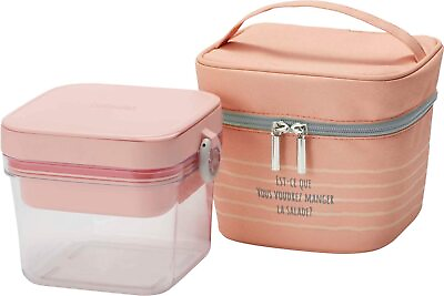 Thermos Lunch Box Insulated Salad Container 950ml Pink DJR 950 P Two stage $81.12