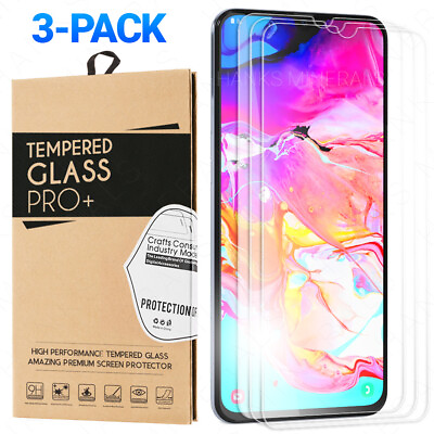 3 Pack Tempered Glass For Samsung A53 A72 A52 A42 A71 A51 A30 A70 A20 A50 A03s $7.98