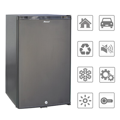 Mini RV Refrigerator 12V Truck Cooler AC DC Silent Fridge Hotel 1.1 1.7cu ft New $299.00