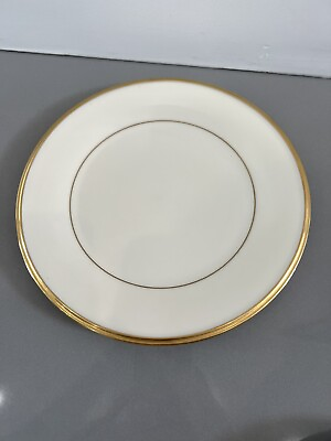 #ad Lenox Eternal Gold Rim Bone China Salad Plate 8 1 8quot; $29.00