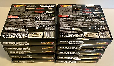 #ad 10 X 2023 Fast amp; Furious Hot Wheels Premium 5 Pack Box Sets Chevy Ford Mustang. AU $419.99