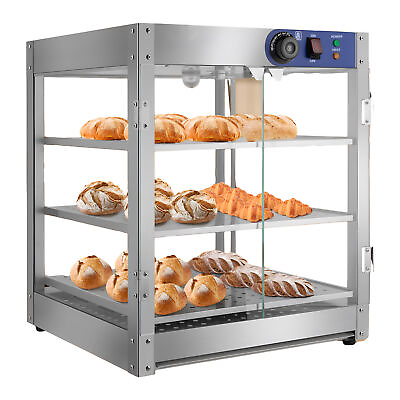 #ad Commercial Food Pizza Pastry Warmer Countertop Display Case 3 Tier 20 Inch $296.99