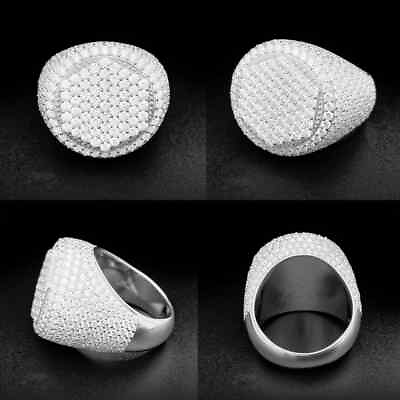 #ad #ad Full VS1 Moissanite Rings For Women S925 Silver Wedding Ring Dia Men Pass Tester $419.79