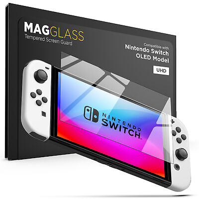 Screen Protector for Nintendo Switch OLED 2021 UHD Tempered Glass Guard $16.99