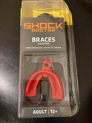 #ad Shock Doctor Braces Strapped Mouth Guard NEW $12.99