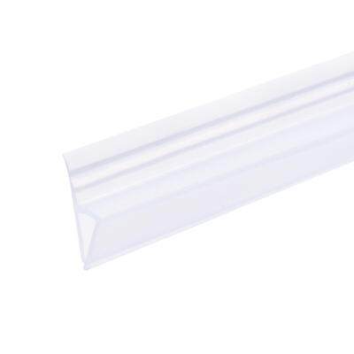 Frameless Glass Shower Door Sweep 137.8quot; for 1 4quot; 6mm Glass H Type Seal Strip $18.48