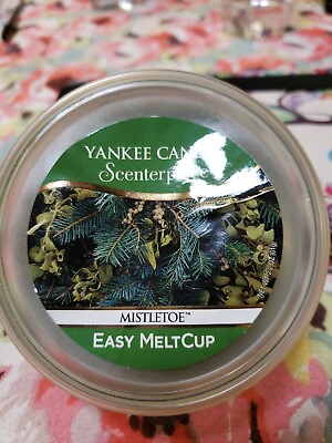 Yankee Candle Scenterpiece Easy Meltcup Melt Cup Mistletoe $6.50