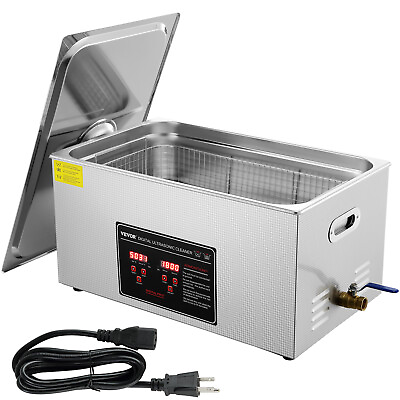 #ad VEVOR 22L Ultrasonic Cleaner with Timer Heating Machine Digital Sonic Cleaner $169.99