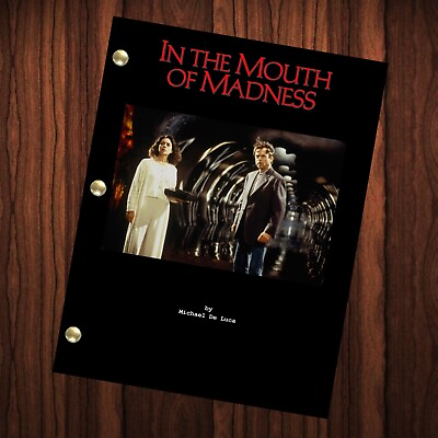#ad #ad In The Mouth Of Madness Movie Script Full Screenplay Full Script Movie Reprint $24.99