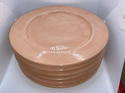 #ad VTG B. Eigen Arts Redware Studio Pottery Plates Made In USA 1985 6 11.25”EUC $89.99
