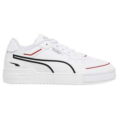 Puma Ca Pro Embroidery Platform Lace Up Mens White Sneakers Casual Shoes 381055 $29.99