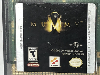 #ad Nintendo The Mummy Nintendo Game Boy Color 2000 $11.97