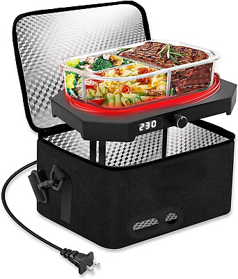 #ad Portable Oven 110V Food Warmer Electric Lunch Box Temperature Digital Display US $38.99