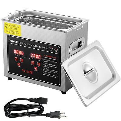 #ad #ad VEVOR 3L Ultrasonic Cleaner with Timer Heating Machine Digital Sonic Cleaner $73.99