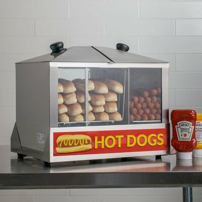 Commercial Hot Dog Steamer Warmer Cooker Machine Bun Food Electric Countertop $241.62