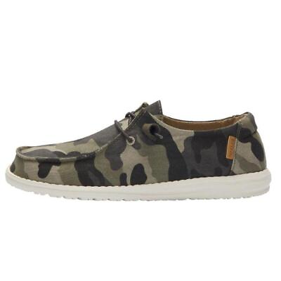 Hey Dude Women#x27;s Wendy Camo Womens Shoes Womens Slip on Loafers Light We $35.72