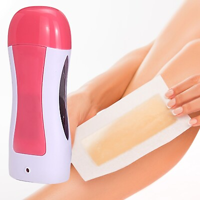 Portable Warmer Hair Removal Machine Electric Depilatory Roll On Wax Heater $15.25