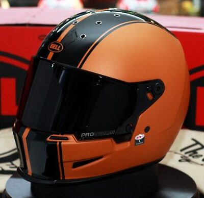 #ad Bell Helmet Eliminator Rally Matte Gloss Black Orange $339.00