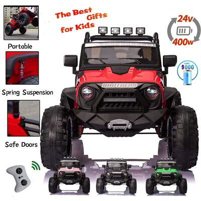 Ride On Car 24V Battery Powered Electric Cars 2*200W for Kids Parental Remote $369.99