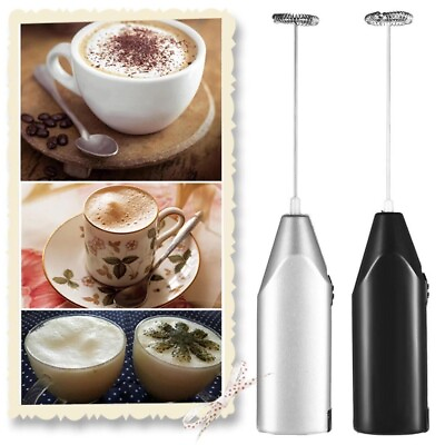 Electric Milk Frother Drink Foamer Whisk Mixer Stirrer Coffee Eggbeater Kitchen $5.87