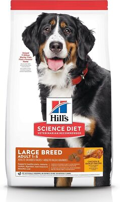 Hill#x27;s Science Diet Adult Large Breed Chicken amp; Barley Recipe Dry Dog Food 35 lb $50.00