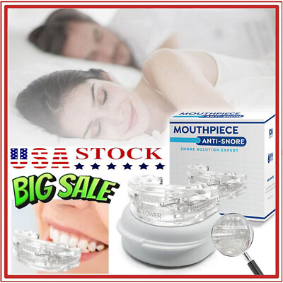 #ad Anti Snore Mouthpiece Mouth Guard Stop Snoring Grinding Sleep Aid Mouthguard 🔥 $9.55