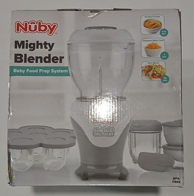 #ad #ad Nuby Mighty Blender with Cookbook 22 Piece Baby Food Maker $55.99