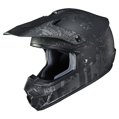 HJC CS MX II Creeper Helmet Black All Sizes ATV MX OFF ROAD $101.99
