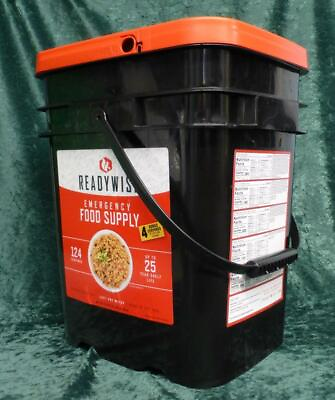 Readywise Freeze Dried Emergency Food Bucket MRE 124 Servings USA EXP. 2047 $126.36
