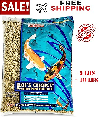#ad Kaytee Koi#x27;s Choice Koi Floating Fish Food 3 10 Pound $21.97